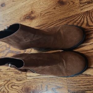 H&M Women Suede boots 38/7 LIKE NEW